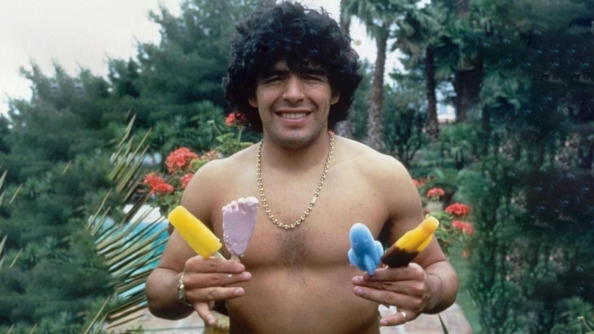 Diego holding icecream